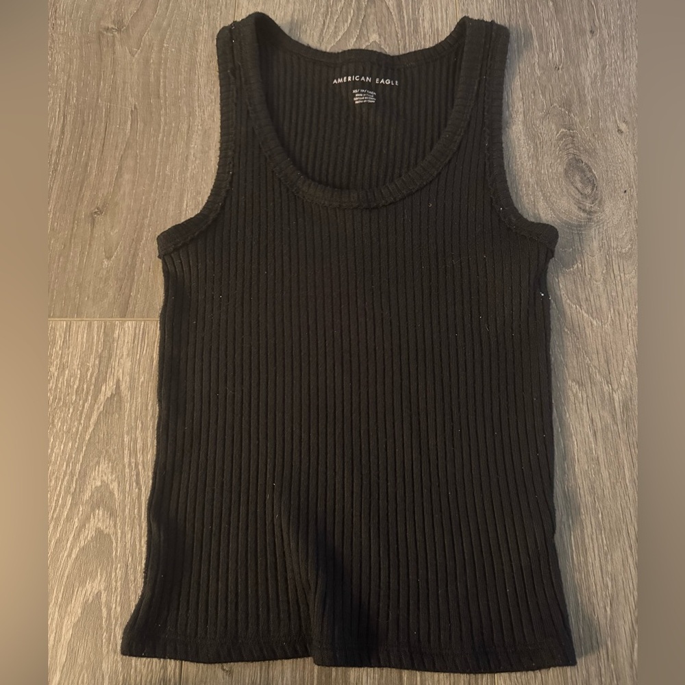 soft black american eagle tank